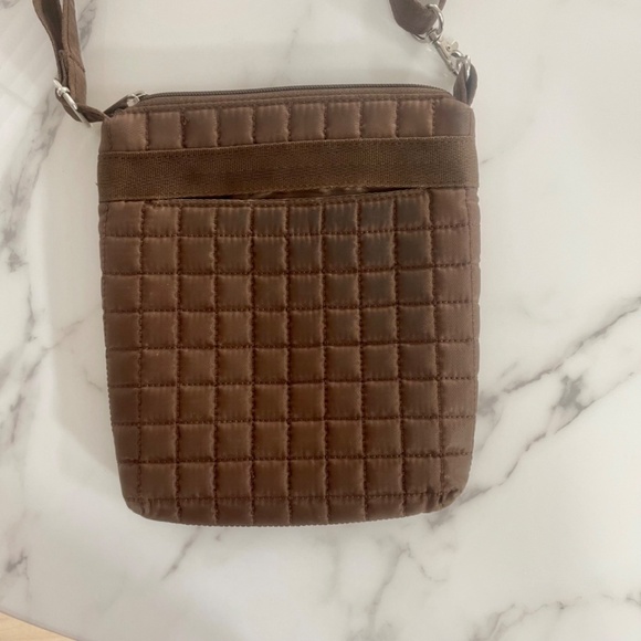 LUG waterproof crossbody bag in brown - Picture 3 of 7